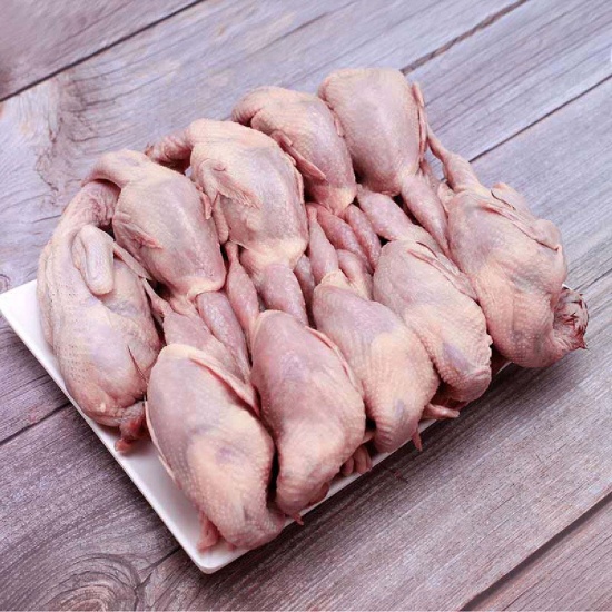Thịt chim cút nguyên con làm sạch, nuôi thả vườn